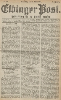 Elbinger Post, Nr. 65, Donnerstag 18 März 1875, 2 Jh