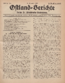 Ostland-Berichte. Reihe B. Wirtschafts-Nachrichten, 15. Dezember 1933, Nr 7/ 8.