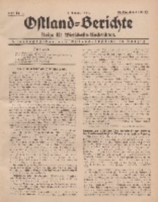 Ostland-Berichte. Reihe B. Wirtschafts-Nachrichten, 5. Januar 1934, Nr 1.