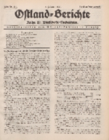 Ostland-Berichte. Reihe B. Wirtschafts-Nachrichten, 5. Februar 1934, Nr 4/ 5.