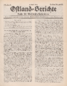 Ostland-Berichte. Reihe B. Wirtschafts-Nachrichten, 5. April 1934, Nr 10.