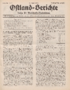 Ostland-Berichte. Reihe B. Wirtschafts-Nachrichten, 15. April 1934, Nr 11/ 12.
