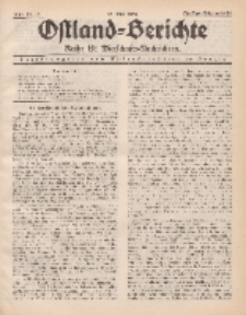 Ostland-Berichte. Reihe B. Wirtschafts-Nachrichten, 25. Mai 1934, Nr 15.