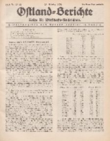 Ostland-Berichte. Reihe B. Wirtschafts-Nachrichten, 25. Oktober 1934, Nr 25-26.