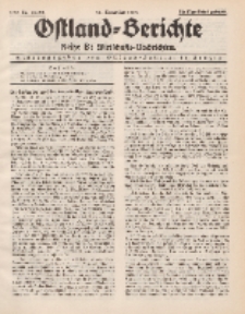 Ostland-Berichte. Reihe B. Wirtschafts-Nachrichten, 25. November 1934, Nr 28-29.