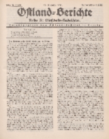 Ostland-Berichte. Reihe B. Wirtschafts-Nachrichten, 25. Dezember 1934, Nr 31-32.
