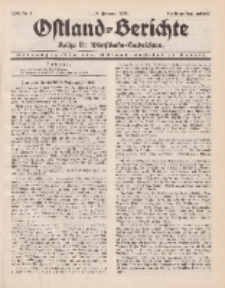 Ostland-Berichte. Reihe B. Wirtschafts-Nachrichten, 1-15. Februar 1935, Nr 3.