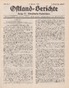 Ostland-Berichte. Reihe B. Wirtschafts-Nachrichten, 1-15. Februar 1935, Nr 3.