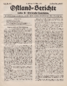 Ostland-Berichte. Reihe B. Wirtschafts-Nachrichten, 16. Februar/ 15. März 1935, Nr 4-5.