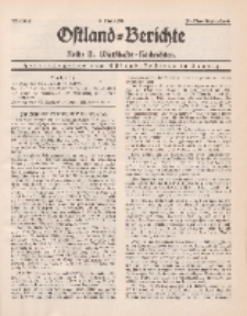 Ostland-Berichte. Reihe B. Wirtschafts-Nachrichten, 15. Mai 1935, Nr 9.