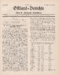 Ostland-Berichte. Reihe B. Wirtschafts-Nachrichten, 15. Juli 1935, Nr 13.