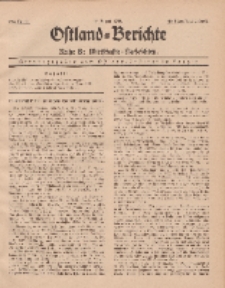 Ostland-Berichte. Reihe B. Wirtschafts-Nachrichten, 15. August 1935, Nr 15.