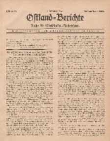 Ostland-Berichte. Reihe B. Wirtschafts-Nachrichten, 1. November 1935, Nr 20.