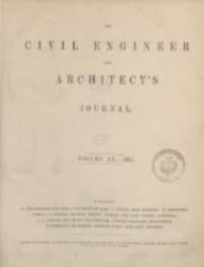 The Civil Engineer and Architect's Journal, Vol. XX, 1857