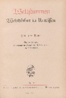 Weltstimmen. Weltbücher in Umrissen, 10. Jg. Januar 1936, Heft 1.