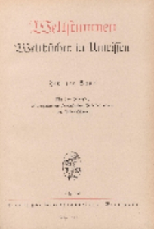Weltstimmen. Weltbücher in Umrissen, 10. Jg. Januar 1936, Heft 1.