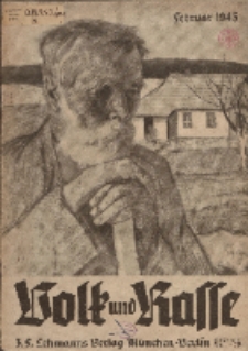 Volk und Rasse, 18. Jg. Februar 1943, Heft 2.
