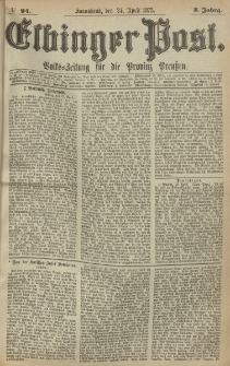 Elbinger Post, Nr. 94, Sonnabend 24 April 1875, 2 Jh