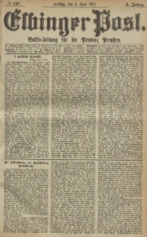 Elbinger Post, Nr. 127, Freitag 4 Juni 1875, 2 Jh