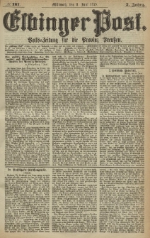 Elbinger Post, Nr. 131, Mittwoch 9 Juni 1875, 2 Jh