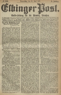 Elbinger Post, Nr. 132, Donnerstag 10 Juni 1875, 2 Jh