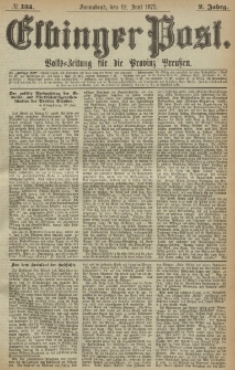 Elbinger Post, Nr. 134, Sonnabend 12 Juni 1875, 2 Jh