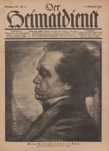 Der Heimatdienst : Mitteilungen der Reichszentrale für Heimatdienst, 7. Jahrgang, 2. Märzheft 1927, Nr 6.