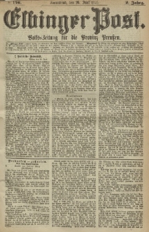 Elbinger Post, Nr. 146, Sonnabend 26 Juni 1875, 2 Jh
