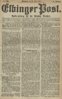 Elbinger Post, Nr. 149, Mittwoch 30 Juni 1875, 2 Jh