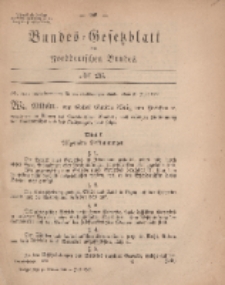 Bundes-Gesetzblatt des Norddeutschen Bundes, 1869, Nr 26.