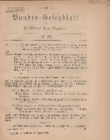 Bundes-Gesetzblatt des Norddeutschen Bundes, 1869, Nr 33.