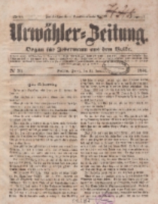 Urwähler-Zeitung : Organ für Jedermann aus dem Volke, Freitag, 31. Januar 1851, Nr. 26.