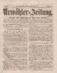 Urwähler-Zeitung : Organ für Jedermann aus dem Volke, Sonntag, 2. Februar 1851, Nr. 28.