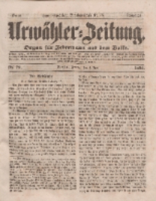 Urwähler-Zeitung : Organ für Jedermann aus dem Volke, Freitag, 4. April 1851, Nr. 79.