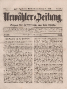 Urwähler-Zeitung : Organ für Jedermann aus dem Volke, Freitag, 1. August 1851, Nr. 175.