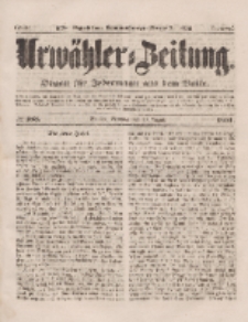 Urwähler-Zeitung : Organ für Jedermann aus dem Volke, Sonntag, 10. August 1851, Nr. 183.