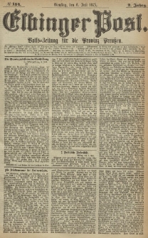 Elbinger Post, Nr. 154, Dienstag 6 Juli 1875, 2 Jh