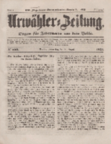 Urwähler-Zeitung : Organ für Jedermann aus dem Volke, Donnerstag, 21. August 1851, Nr. 192.