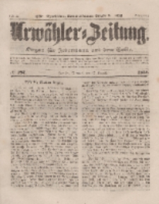 Urwähler-Zeitung : Organ für Jedermann aus dem Volke, Mittwoch, 27. August 1851, Nr. 197.