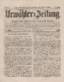 Urwähler-Zeitung : Organ für Jedermann aus dem Volke, Donnerstag, 28. August 1851, Nr. 198.