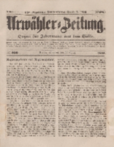 Urwähler-Zeitung : Organ für Jedermann aus dem Volke, Sonnabend, 30. August 1851, Nr. 200.