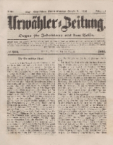 Urwähler-Zeitung : Organ für Jedermann aus dem Volke, Sonntag, 31. August 1851, Nr. 201.