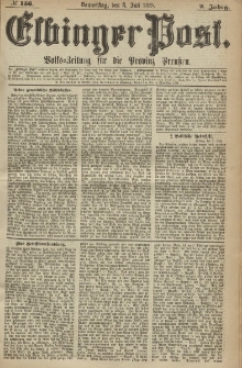 Elbinger Post, Nr. 156, Donnerstag 8 Juli 1875, 2 Jh
