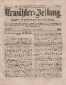 Urwähler-Zeitung : Organ für Jedermann aus dem Volke, Freitag, 12. September 1851, Nr. 211.