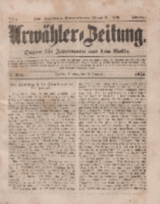 Urwähler-Zeitung : Organ für Jedermann aus dem Volke, Dienstag, 16. September 1851, Nr. 214.