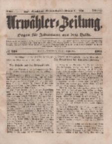 Urwähler-Zeitung : Organ für Jedermann aus dem Volke, Sonnabend, 20. September 1851, Nr. 218.