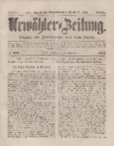 Urwähler-Zeitung : Organ für Jedermann aus dem Volke, Sonntag, 21. September 1851, Nr. 219.