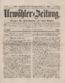 Urwähler-Zeitung : Organ für Jedermann aus dem Volke, Sonntag, 28. September 1851, Nr. 225.