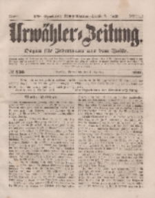 Urwähler-Zeitung : Organ für Jedermann aus dem Volke, Sonnabend, 4. Oktober 1851, Nr. 230.