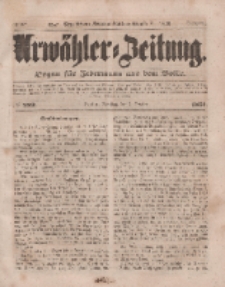 Urwähler-Zeitung : Organ für Jedermann aus dem Volke, Dienstag, 7. Oktober 1851, Nr. 232.
